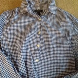J Crew Gingham blouse
